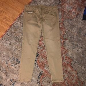 American eagle khaki pant jeggings size 12